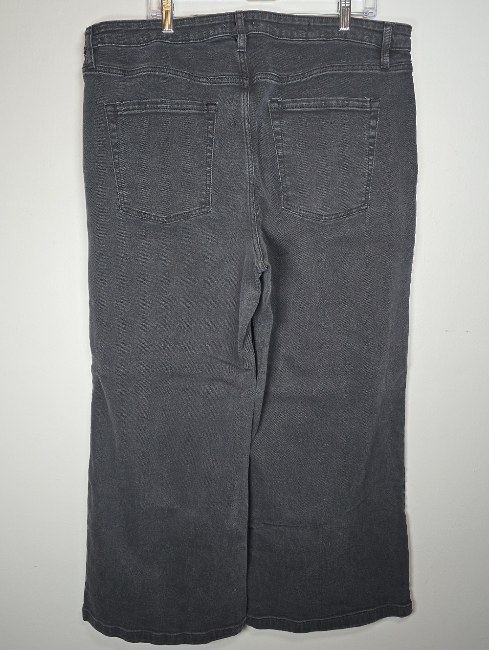 Ava & Viv Women's Wide Leg Jeans Size 18 Relaxed Fit High-Rise Stretch Casual - Picture 10 of 15